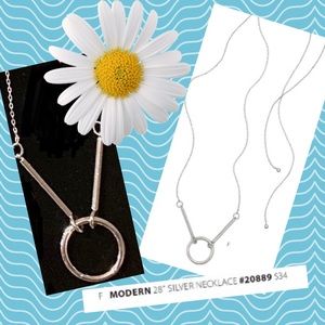 Premier Designs Silver Modern Necklace